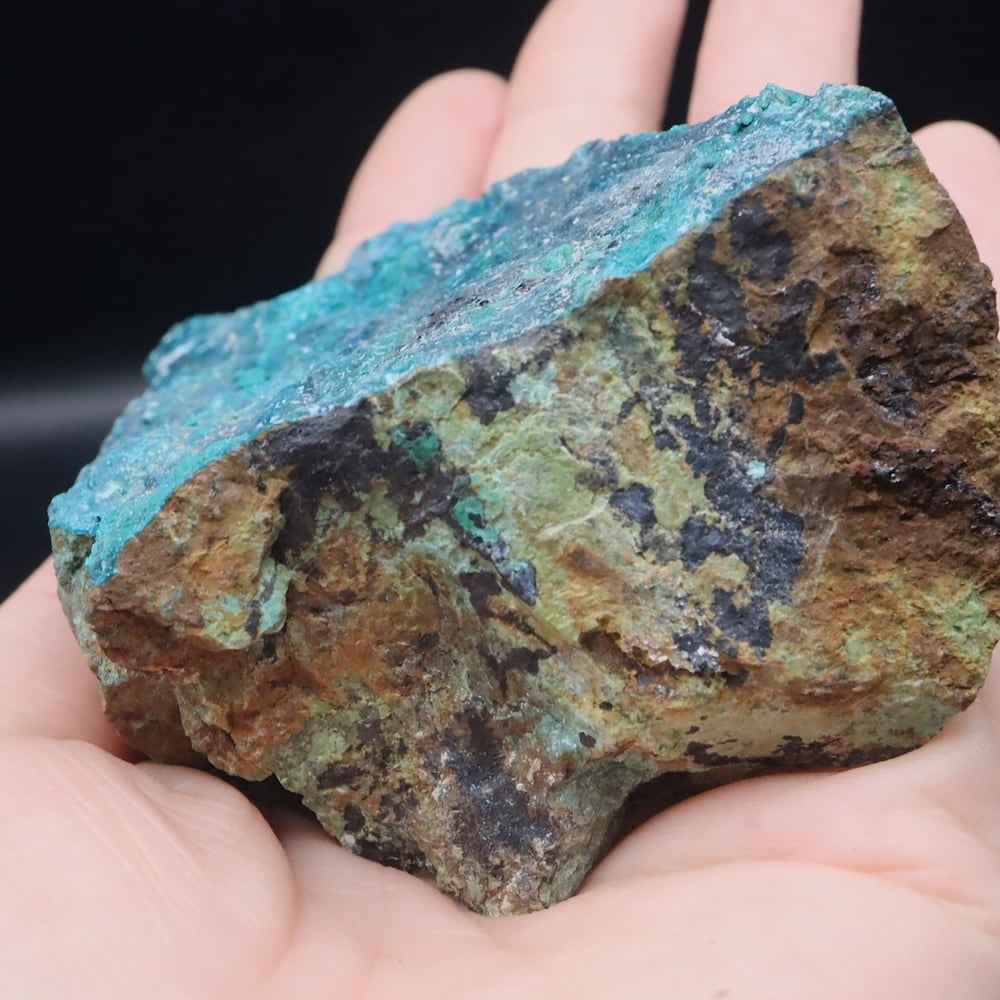クリソコラ 珪孔雀石 172.4g CHS214 鉱物 原石 天然石 パワーストーン
