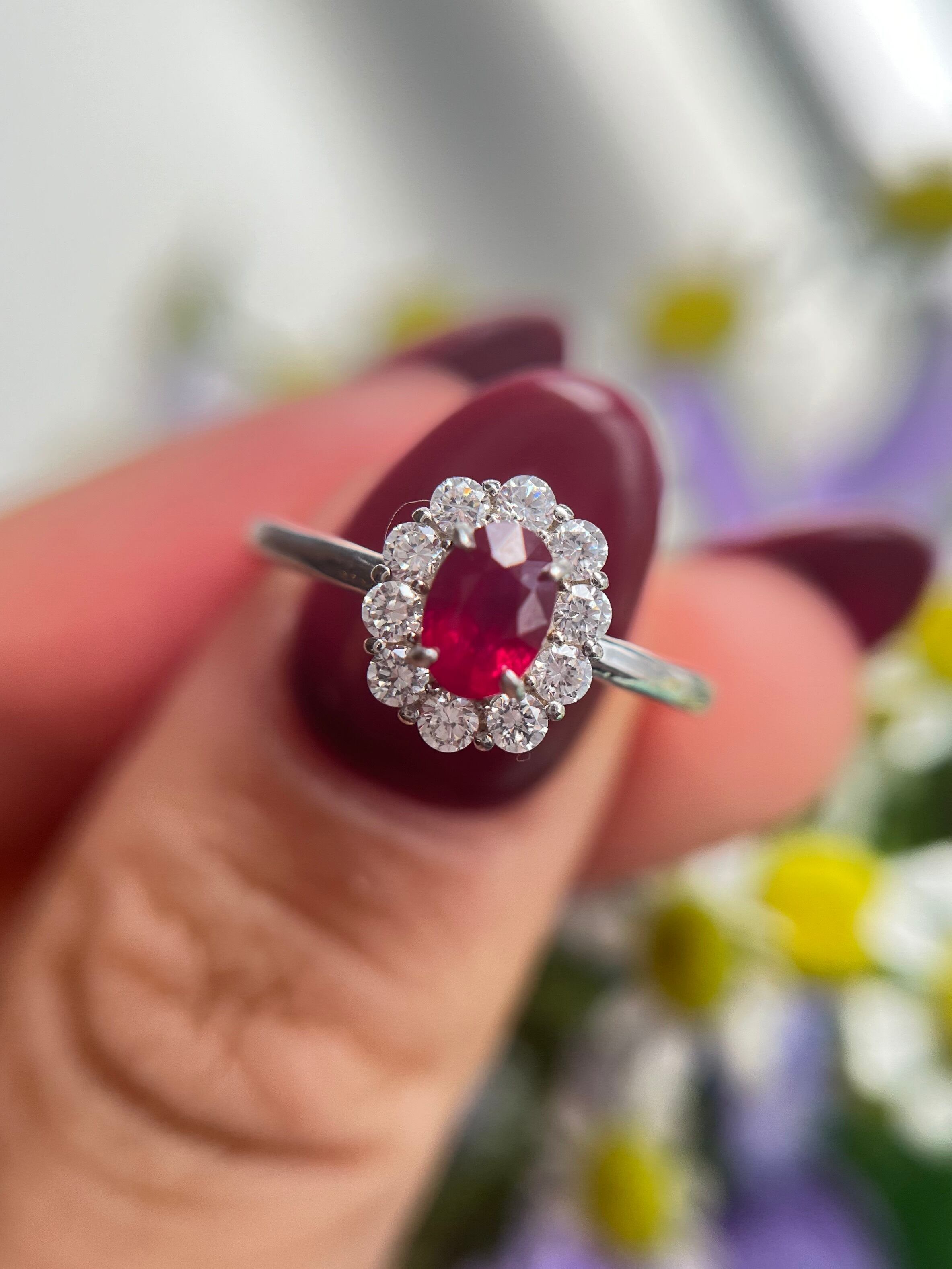 あめちゃんリング（ルビー・ブルーサファイア） | GEM QUEEN