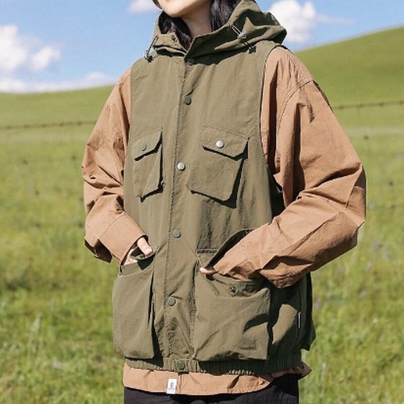 Short fishing vest -3col- A0101