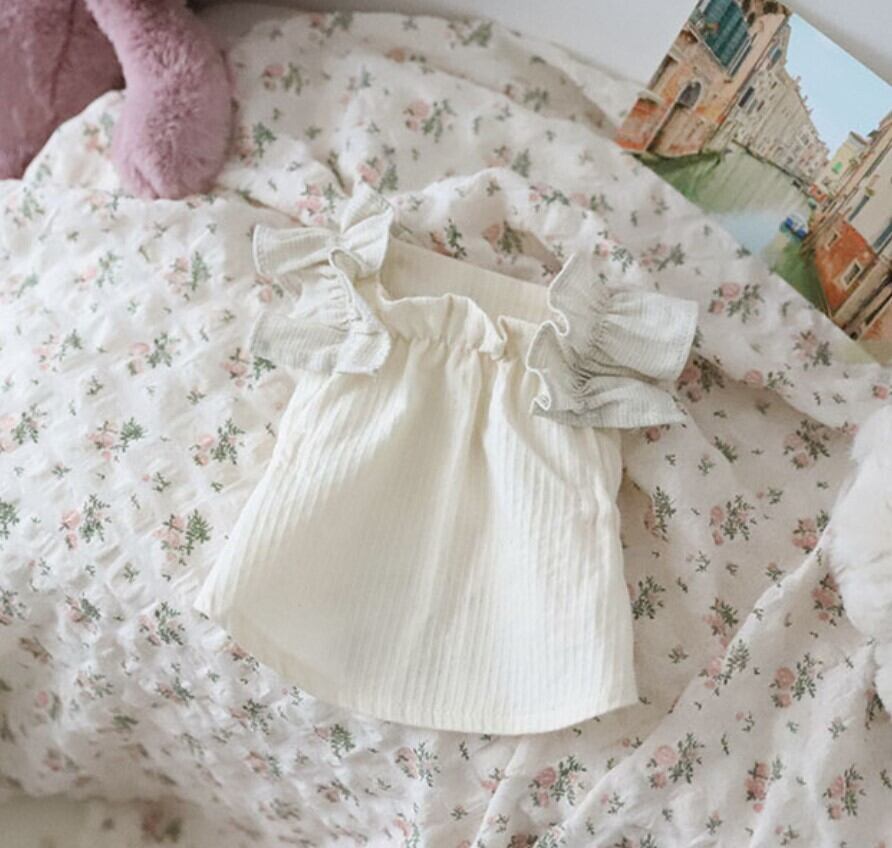 XL/即納【COZY N】Cosy Frill Top《Ivory》
