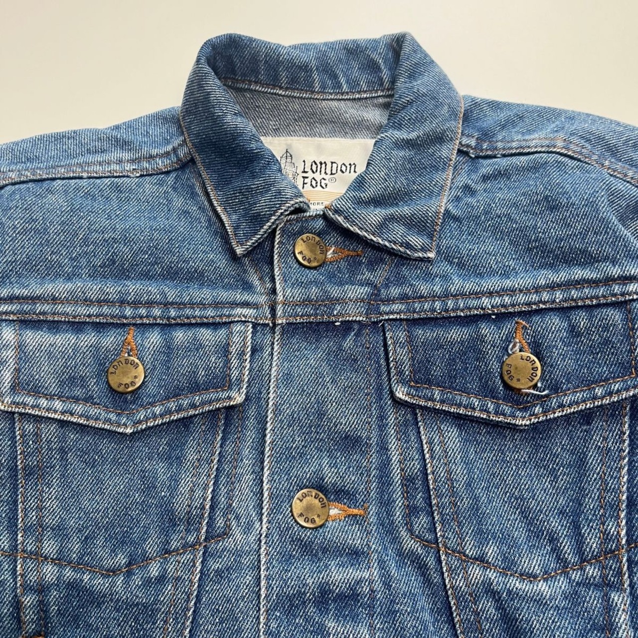 ＜VINTAGE＞Kids London Fog Denim Jacket 4T (2610JK03)｜キッズ ロンドンフォグ ヴィンテージ デニムジャケット - 3