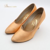 社交ダンス 衣装 スタンダード シューズ オレンジ系 S&S 靴 くつ ヒール レディース 無地 シンプル 光沢 明るい 練習 レッスン イベント ステージ ダンスシューズ パーティー 華やか かわいい 上品