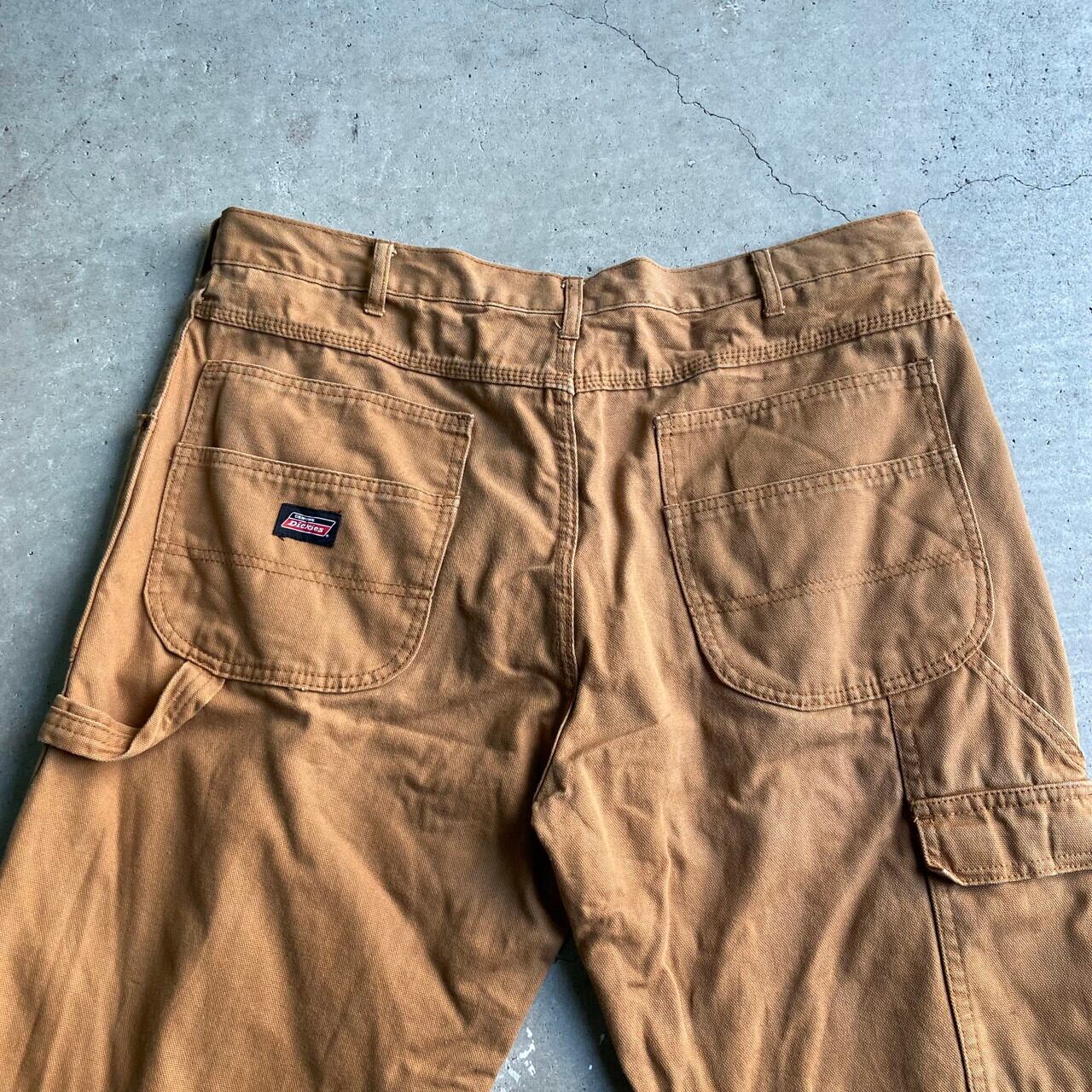 ビックサイズ Dickies ディッキーズ ダック地ワークパンツ ダブルニー