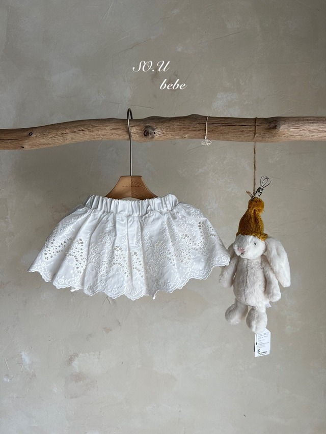 《即納》《SO.U》lace skirt bloomer