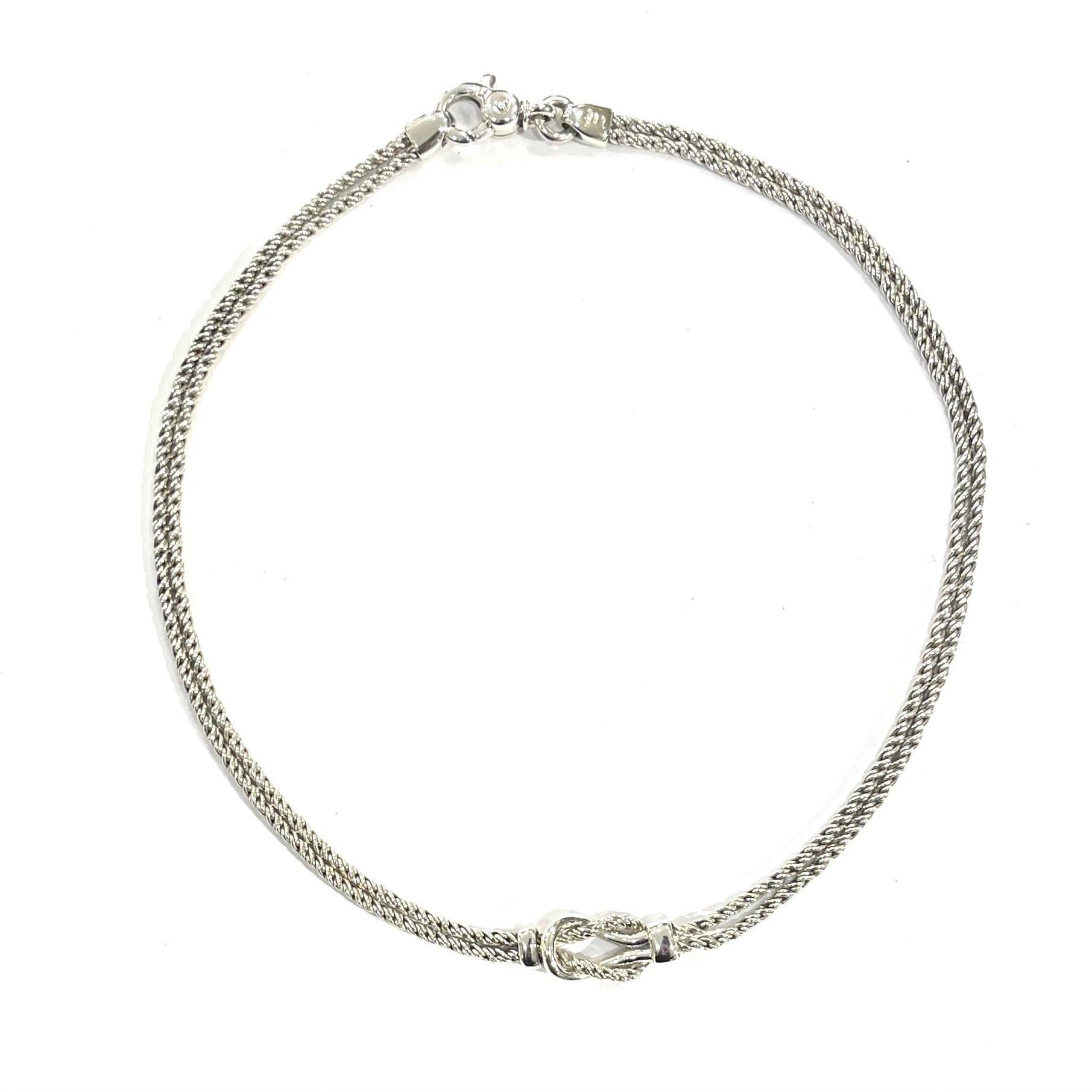 希少【TIFFANY&CO.】 2360 ティファニー ツイストダブルロープ