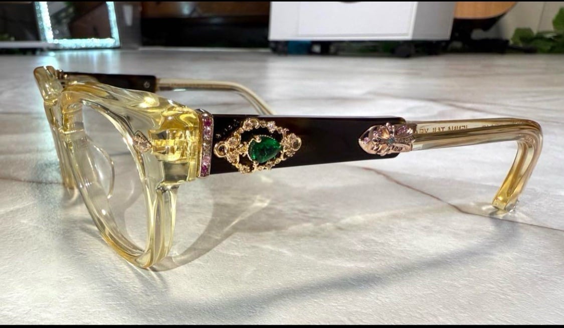 CHROME HEARTS クロムハーツ ダイヤモンド JENNA TAIL YEA イエロー