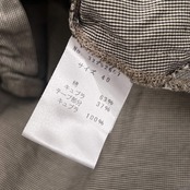 慈雨 ジウ 千鳥柄 長袖シャツ ブラウス 40/ブラック×ホワイト 系 レディース センソ・ユニコ