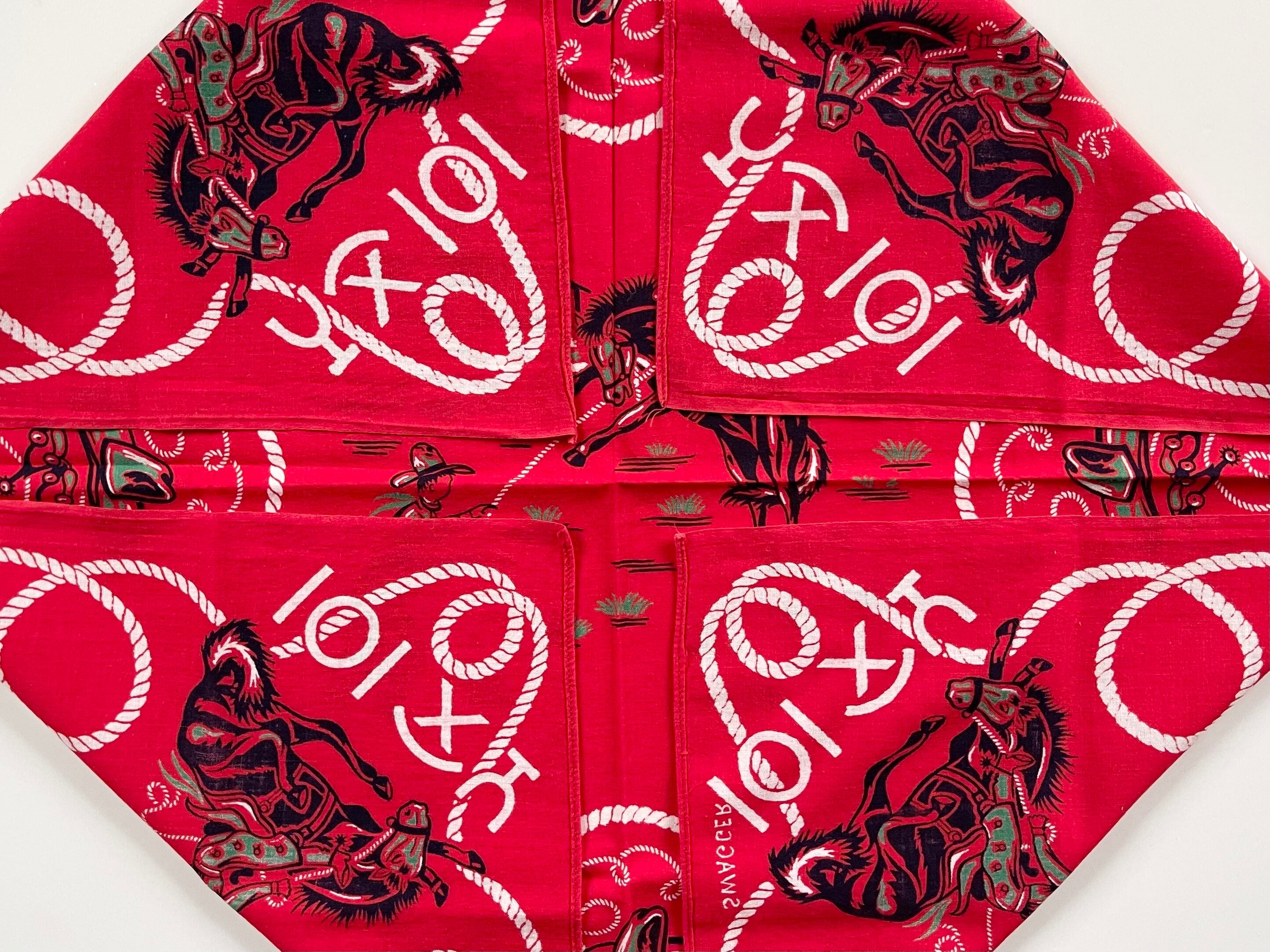 Special】1950s SWAGGER ウエスタン ヴィンテージバンダナ Special】1950s SWAGGER ウエスタン ヴィンテージバンダナ