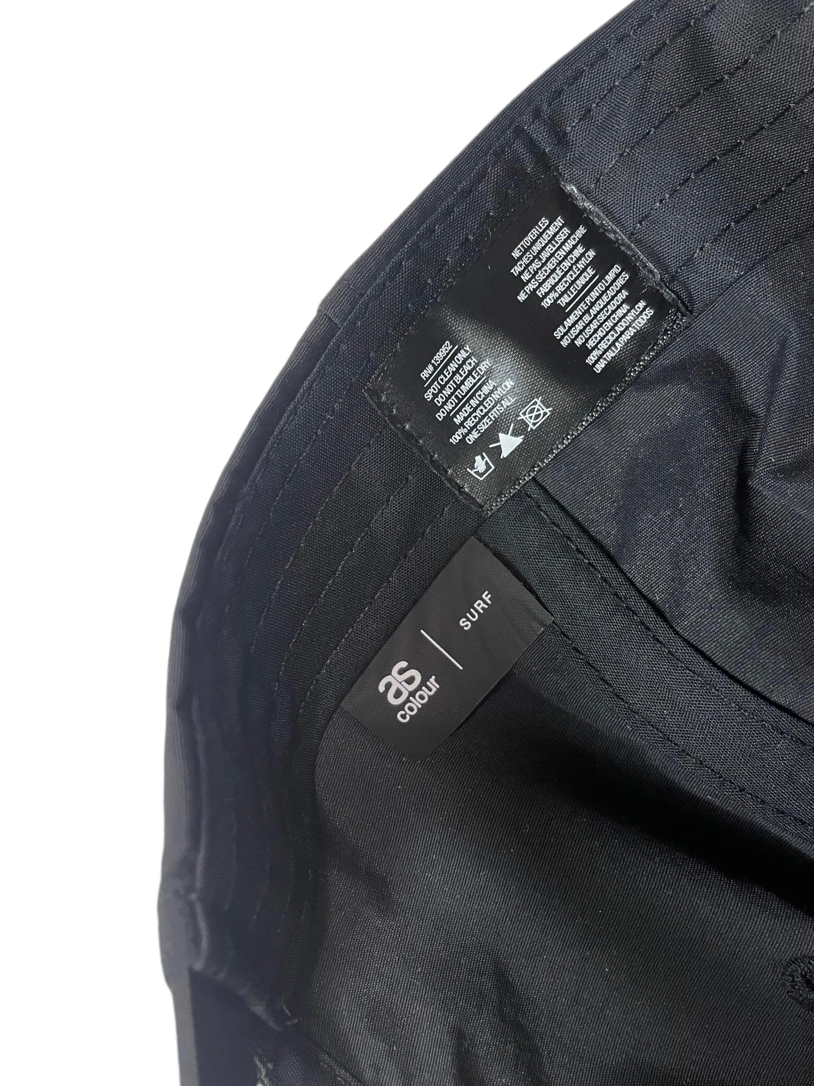 AS COLOUR - SURF CAP (BLACK) | PICK AND ROLL
