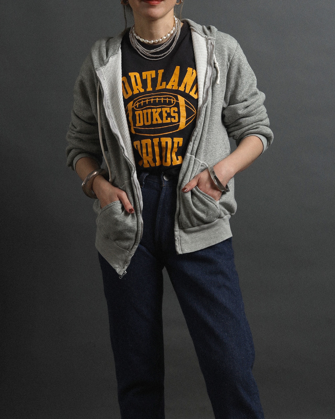 1970-80's Front Zipper / Sweat Parka