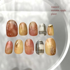 autumn apple × plaid