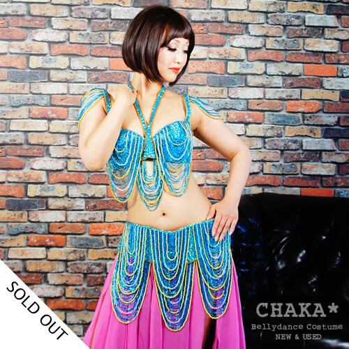 USED／Aida Nour／S size／Golden Drops | Atelier CHAKA ベリーダンス