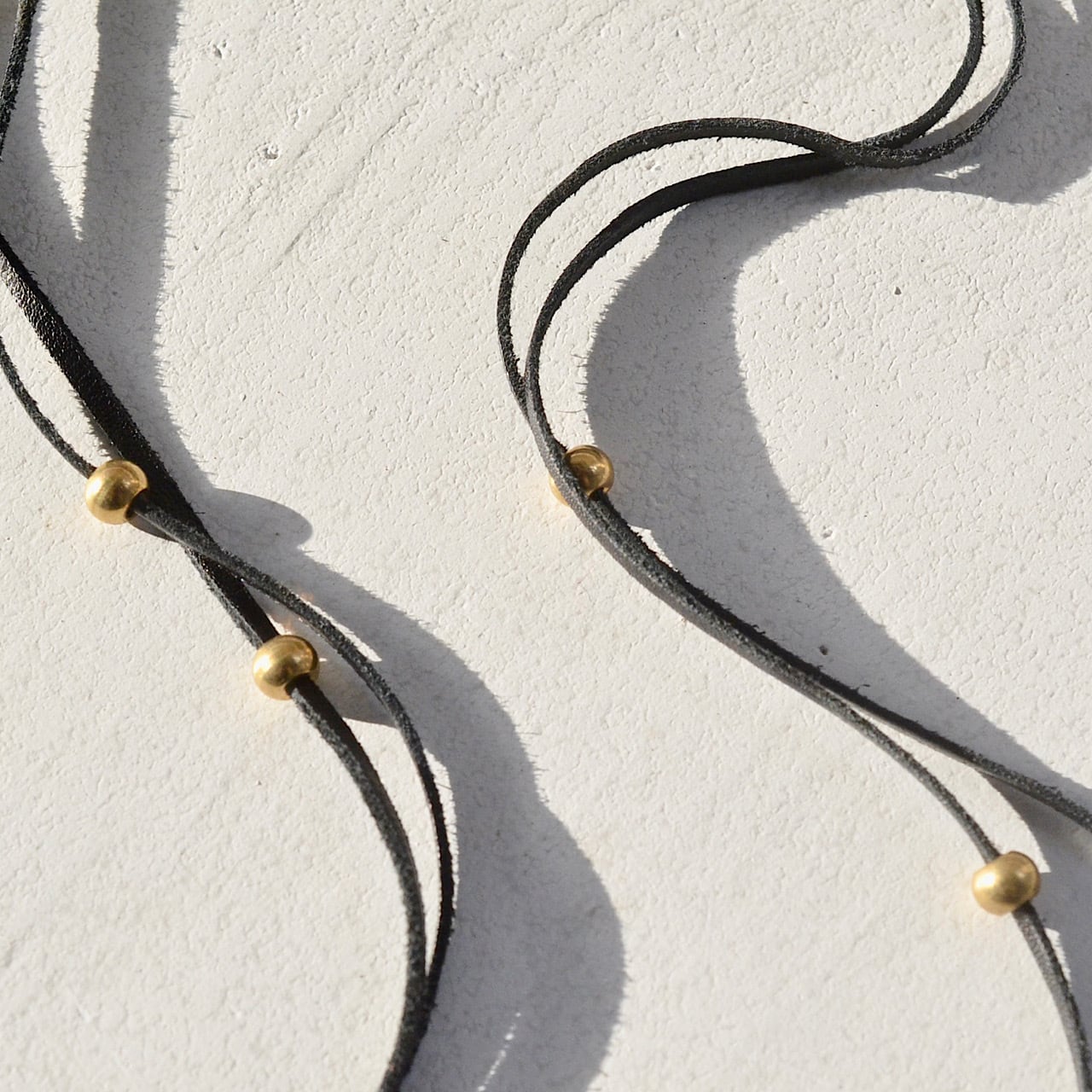 leather choker/bracelet 《Sun road~choker~》2colors | TO DAY'S
