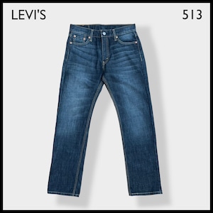 【LEVI'S】513 デニム ジーパン ジーンズ スリム ストレート 細身 W30 L30 リーバイス US古着