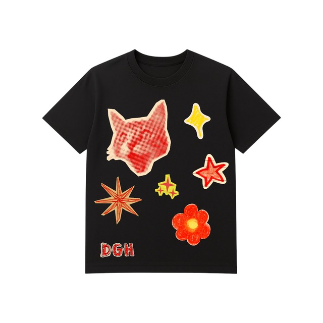 CHOUJI -koishikute- PHOTO S/S TEE BLACK | DGwear