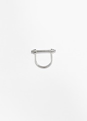 dumbbell ring (Justine Kurihara collaboration) silver925