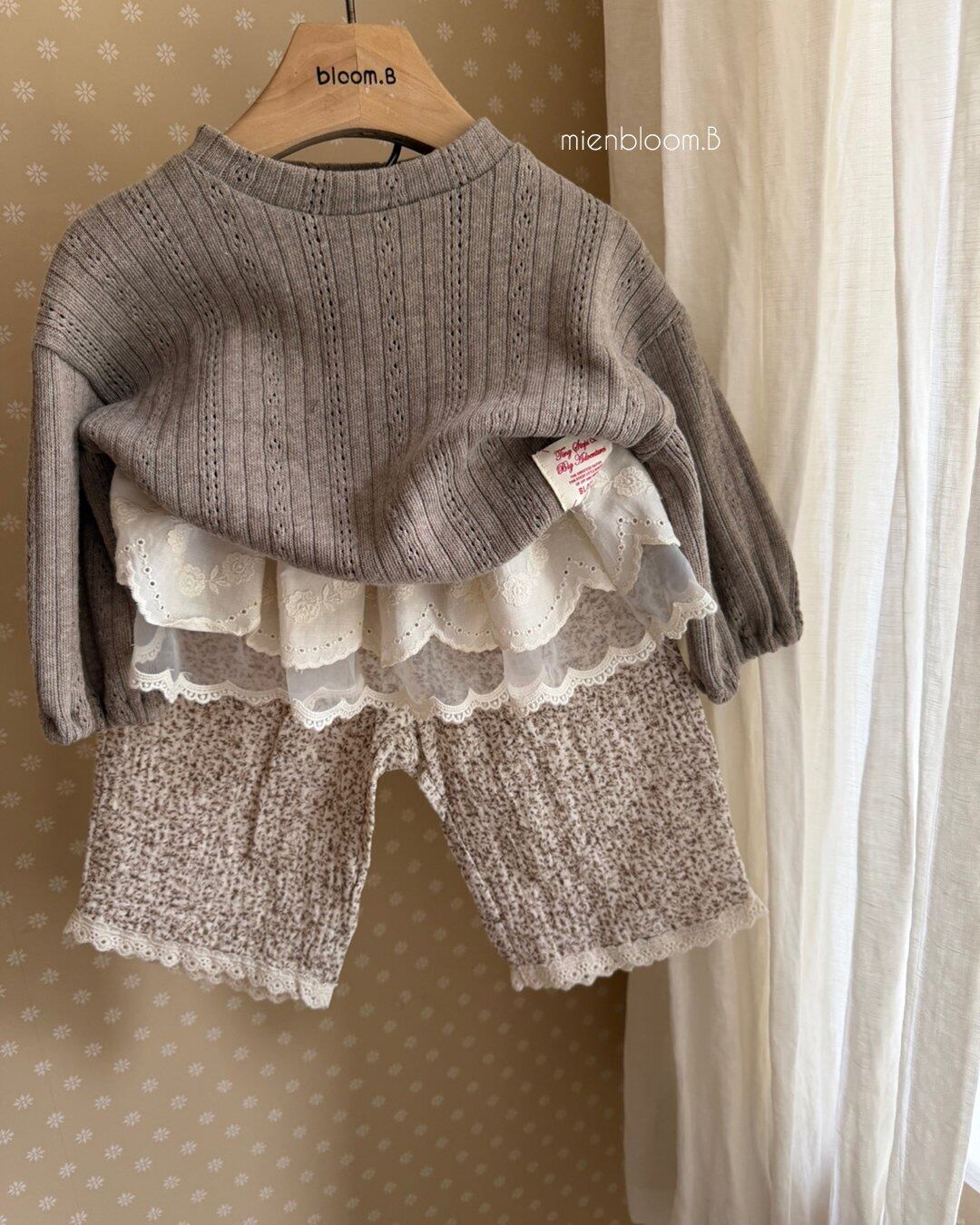 送料無料【予約】/ kids ルナニットTシャツ / mienbloom