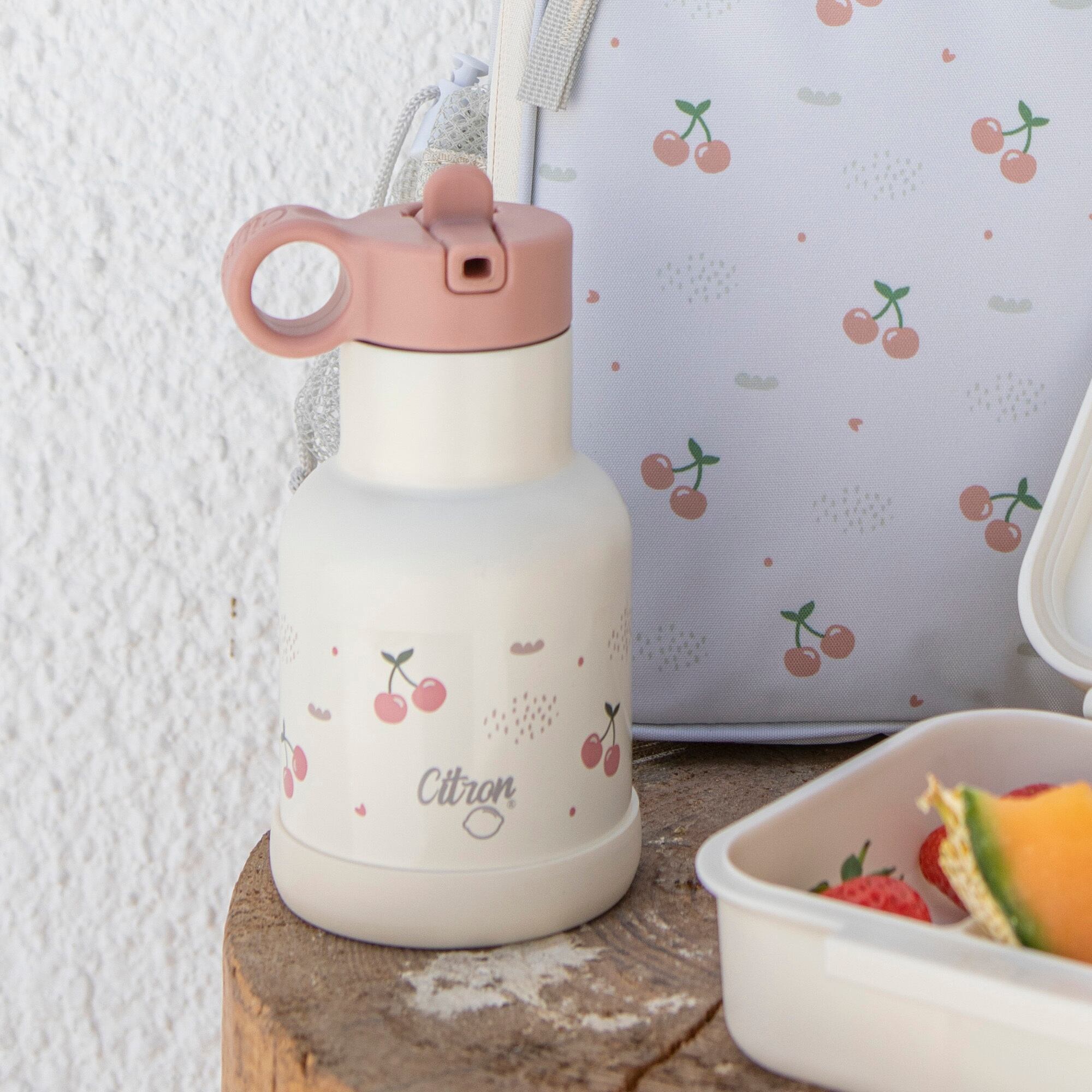Citron 250ml ステンレス ウオーターボトル XS サイズ - Cherry