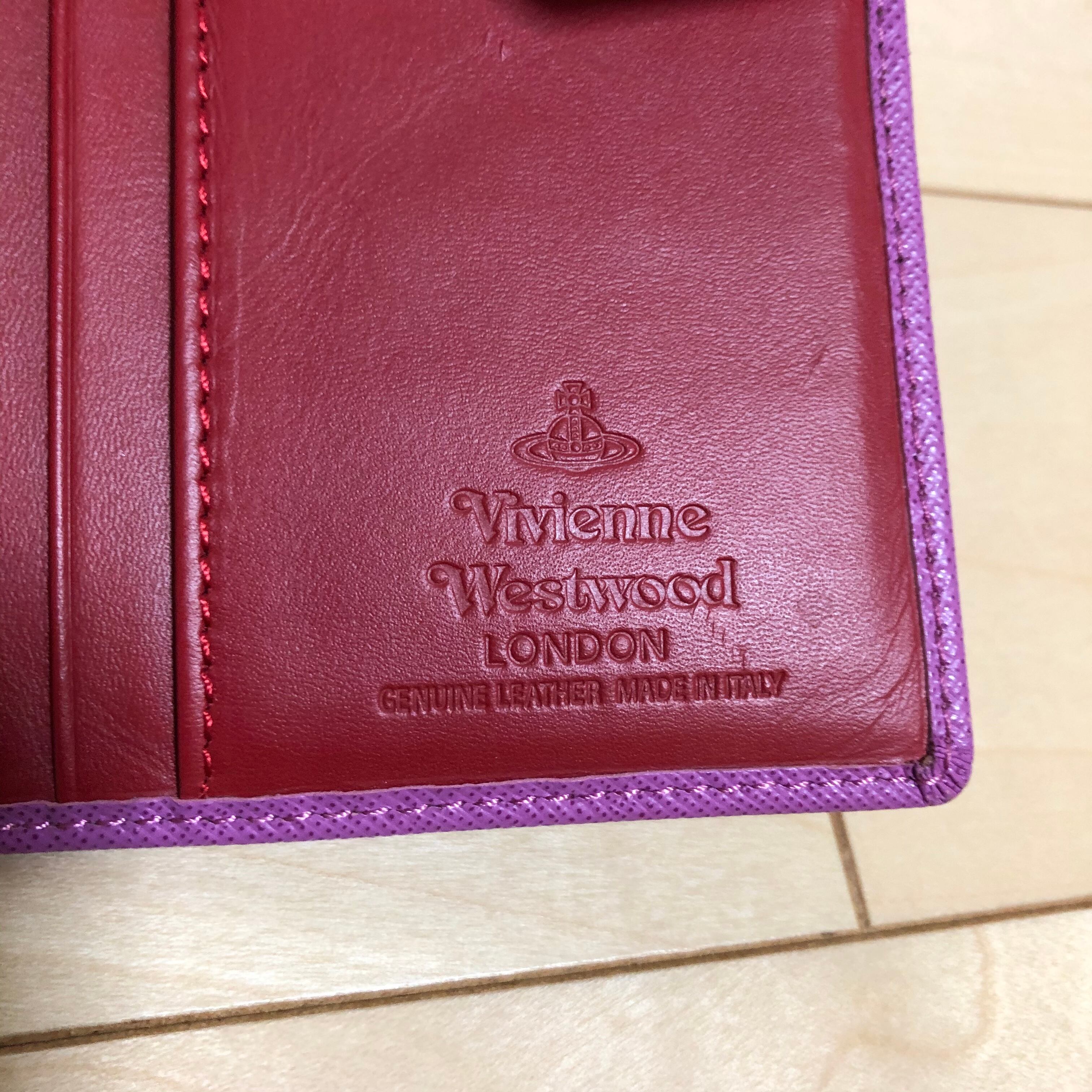 Vivienne Westwood ヴィヴィアン・ウエストウッド 51040068 長財布三折小銭入付き/レザー PINK ピンク系 レディース