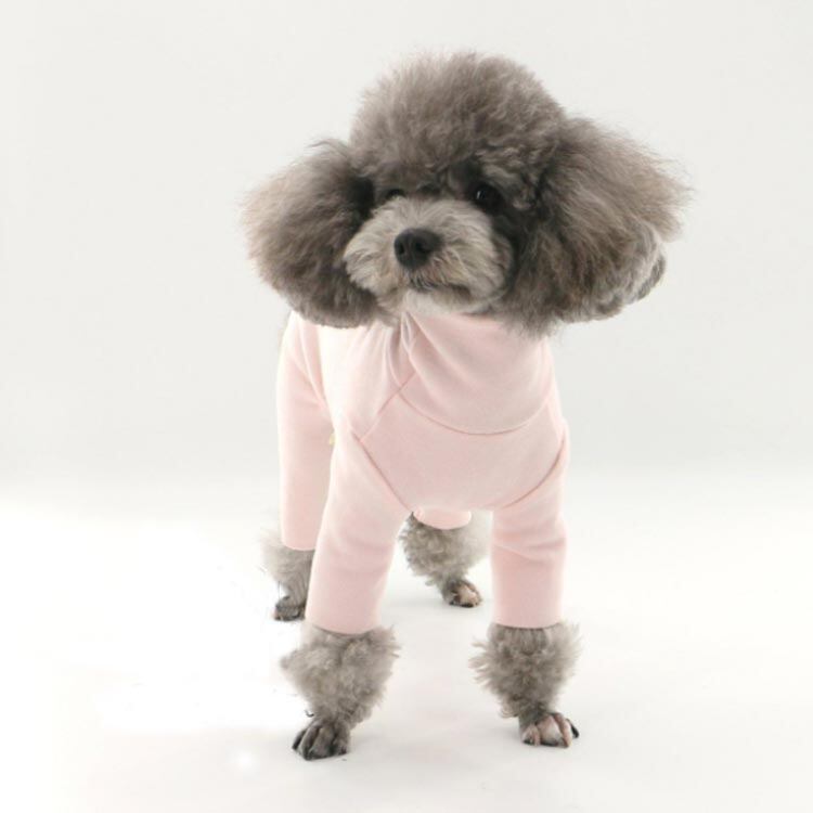 ハイネック 小型犬 中型犬 秋冬 ドッグウェア 犬 服 長袖 保温 つなぎ