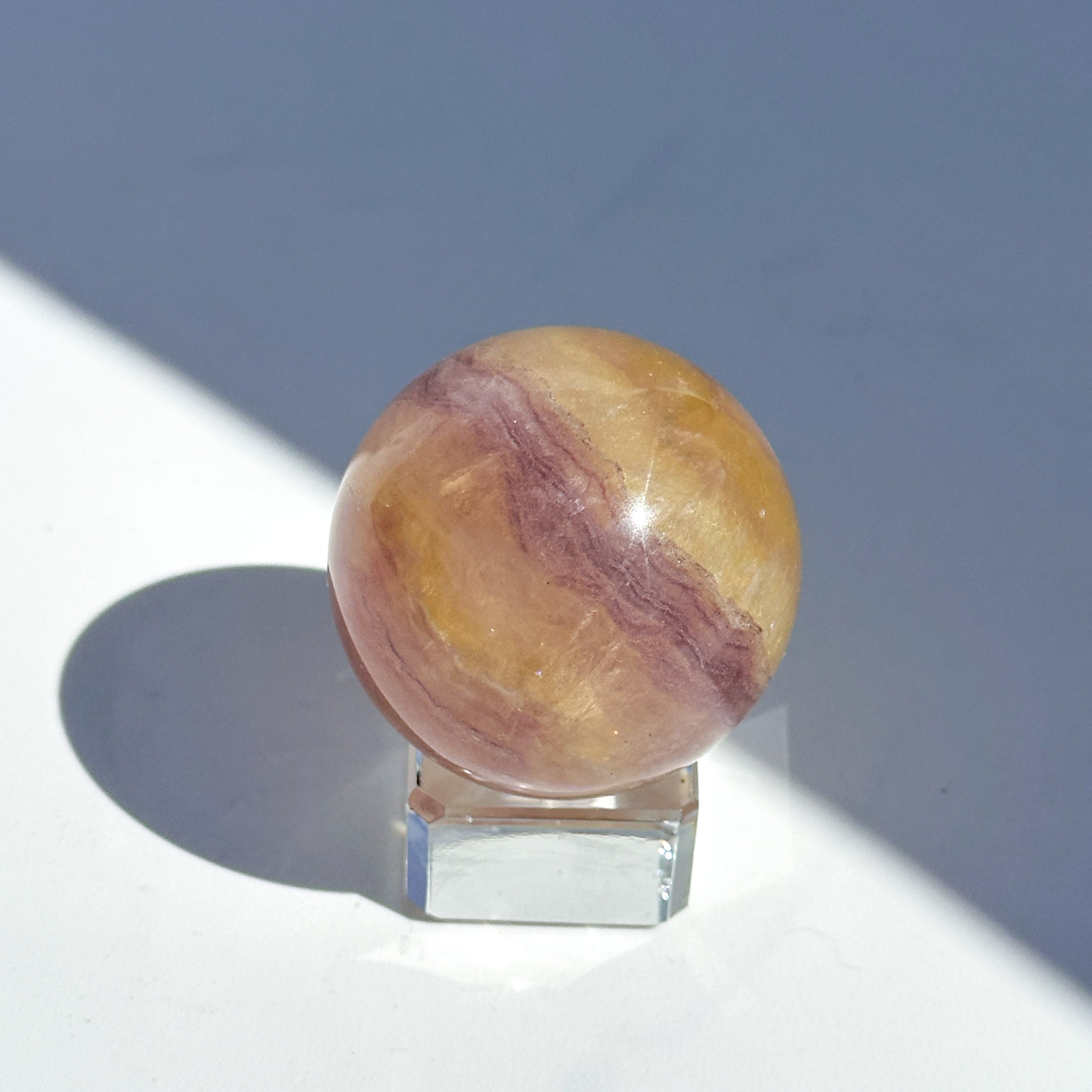 レインボーフローライト スフィア(丸玉)31◇ Rainbow Fluorite Sphere◇ 天然石・パワーストーン・インテリア