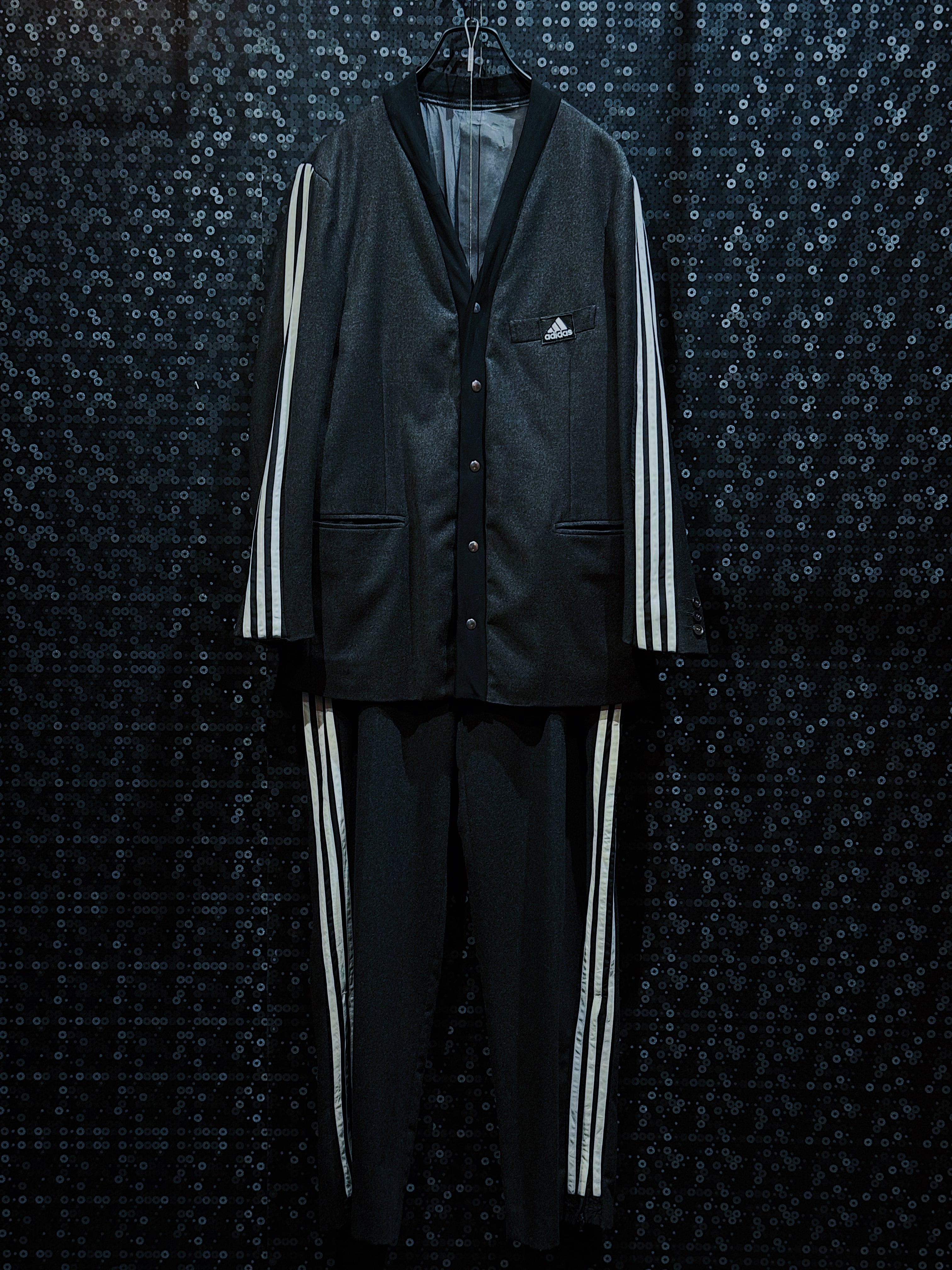 【ÆIEM】special "original re:meke" three stripe × vintage set up three stripe tailored edition