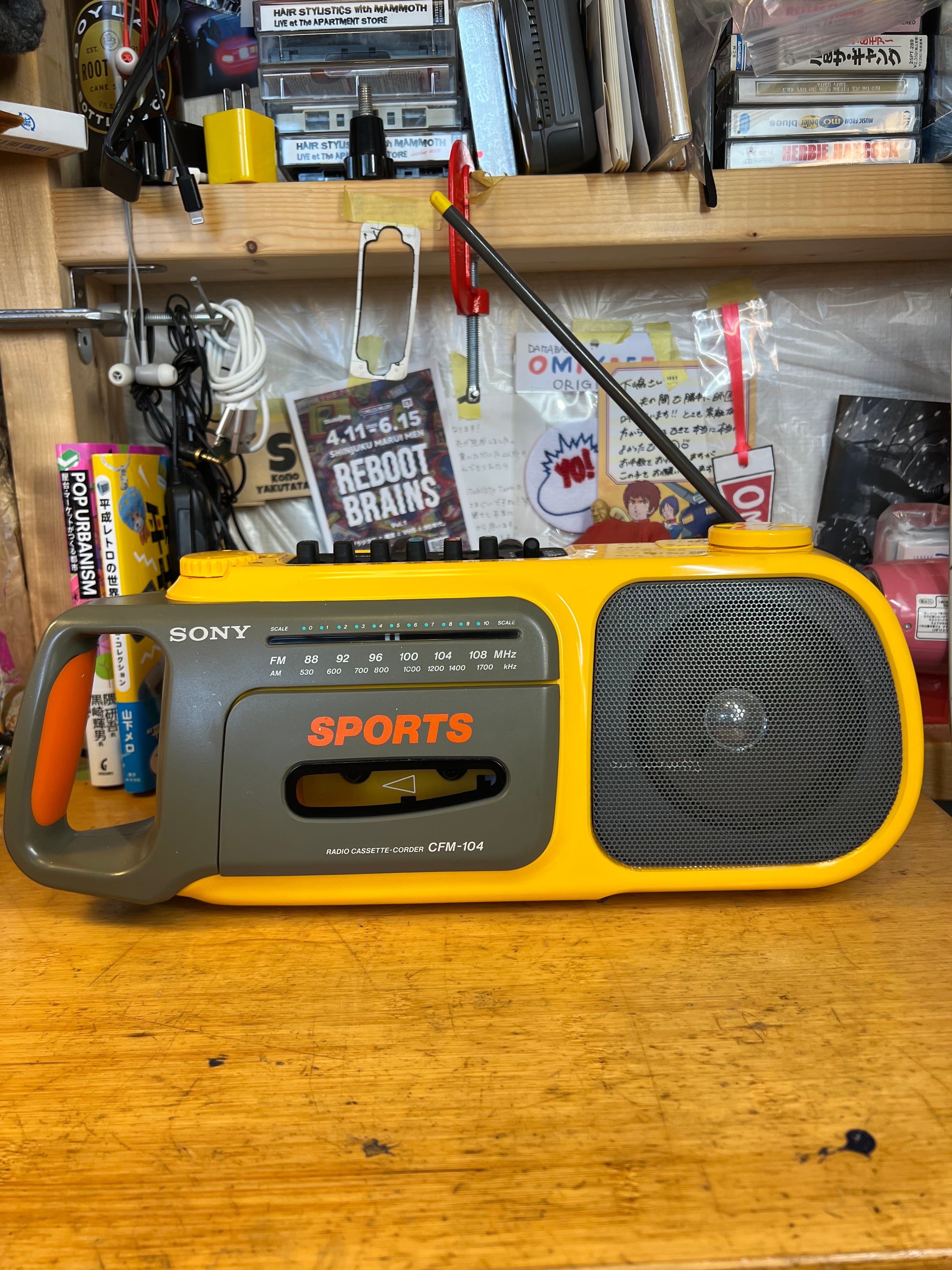 極美可動品]sony sports ソニースポーツ ラジカセCFM-104 | stability