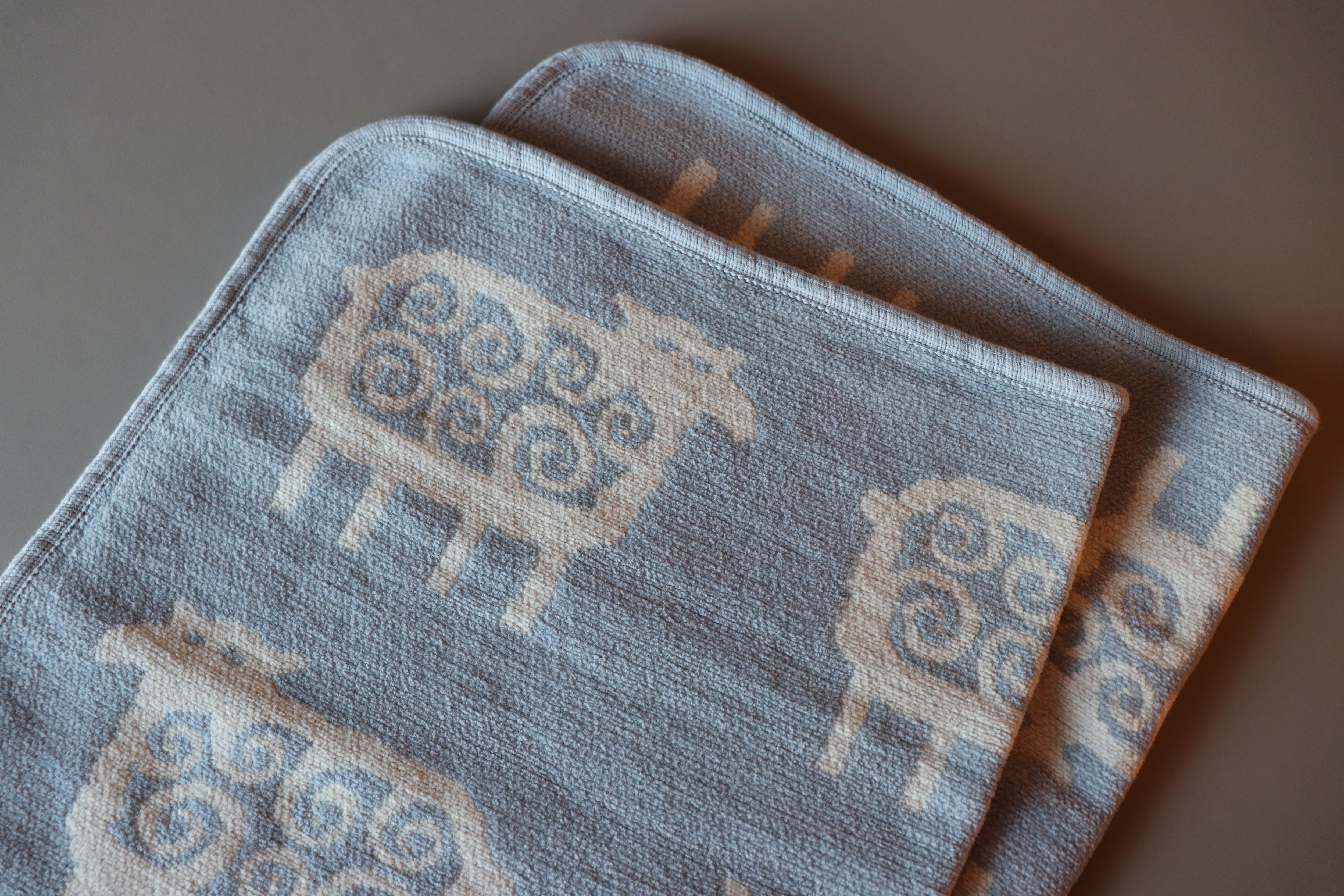 クリッパン コットン ブランケット マット ひつじ KLIPPAN クリッパン