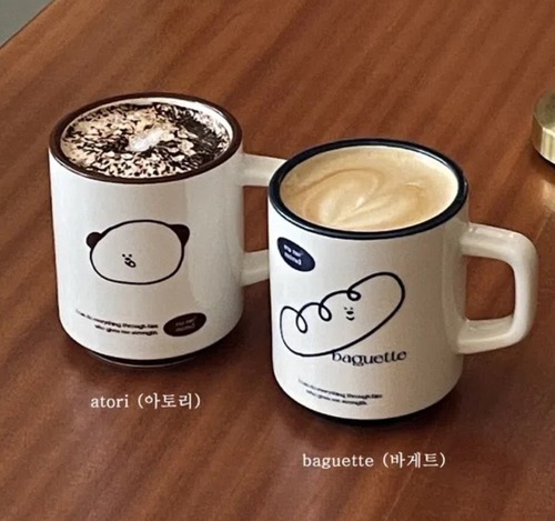 【お取り寄せ】★2種★ 韓国風 撮影道具 ins マグカップ コーヒーカップ ラテカップ