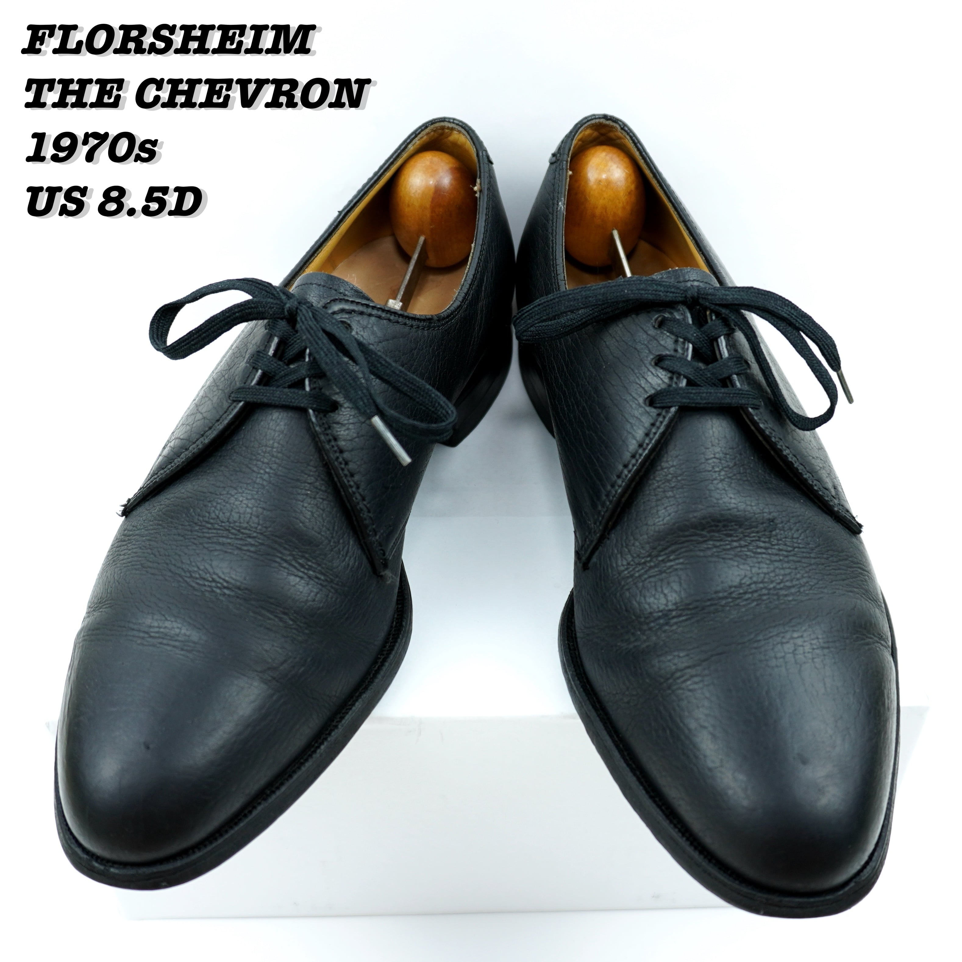 1970 deadstock FLORSHEIM The Canfield 黒