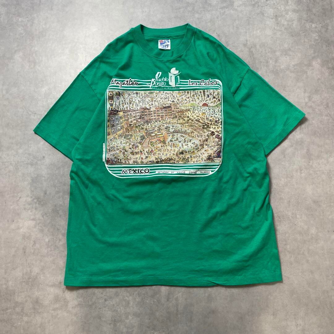 90s USA製 pueblo bonito リゾート vintage Tシャツ