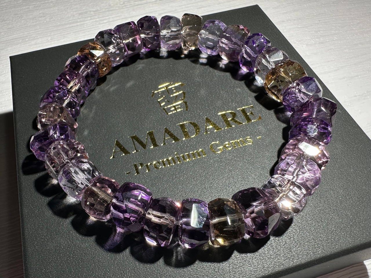 【S】ジュエリーカットアメトリンブレスレット