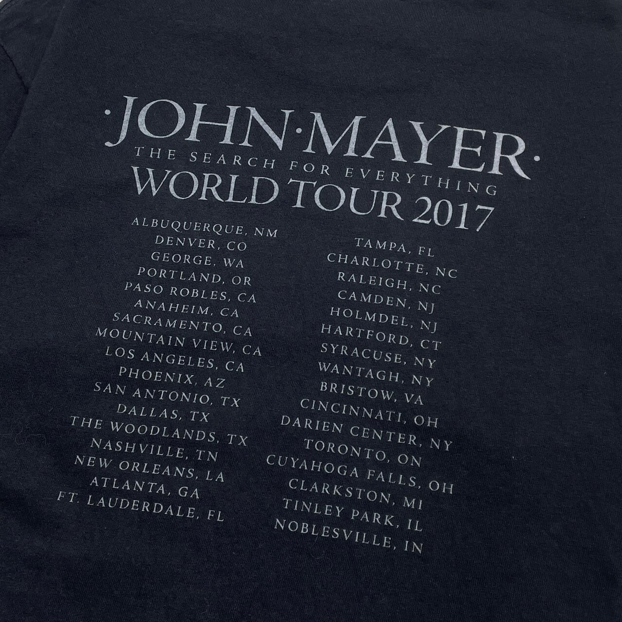 JOHN MAYER ジョン・メイヤー アーティスト ギタリスト プリントT  