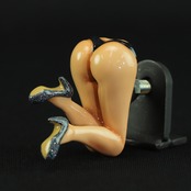 LOVELYPINS NumberBolt /Sexy Lady - グリッターブラック