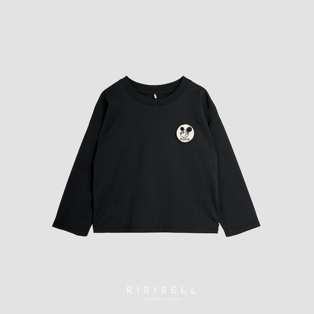 【MINI RODINI】Ritzratz patch long sleeve t-shirt