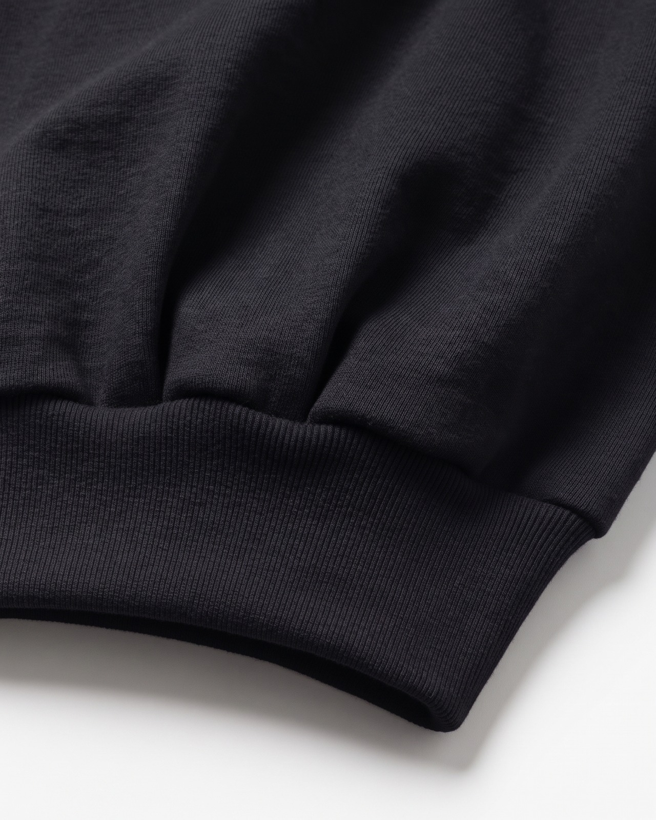 ROTOL "Solid Sweat Zip-up Hoodie 〔BLACK〕"