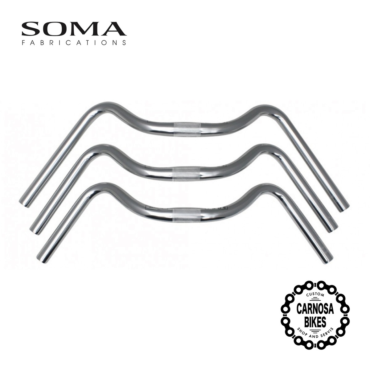 【SOMA】SPARROW BAR [スパローバー] Silver Φ25.4㎜ | 【CARNOSA BIKES】マウンテンバイク&BMX  自転車ショップ