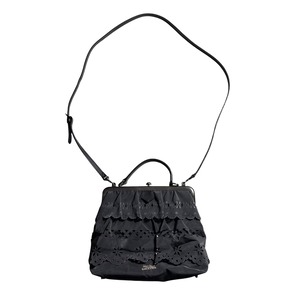 Jean Paul GAULTIER black lace shoulder bag