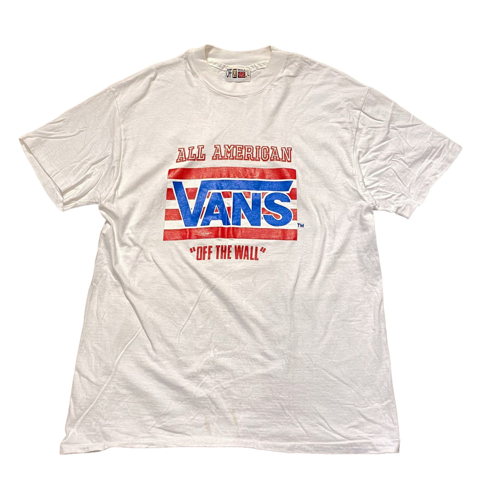 90's VANS Printed T-Shirt L / バンズ プリント Tシャツ 古着 ヴィンテージ