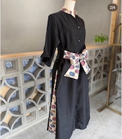 ワイドリボンkariyushiワンピース black