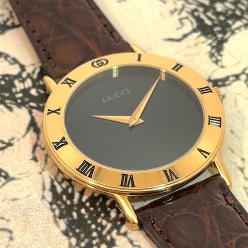 GUCCI 《3000.2.M》 クオーツ 1990年代 【1664】