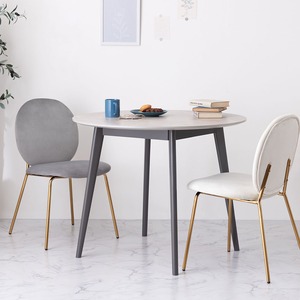 大理石調 ダイニングテーブル ラウンド 幅90cm