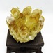 シトリン クラスター シトリンクォーツ 原石 台座付属 一点物 182-8472
