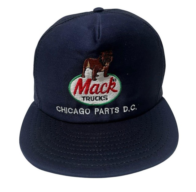 MACK TRUCKS マックトラック キャップ ネイビー 刺繍 ビンテージ | UC 