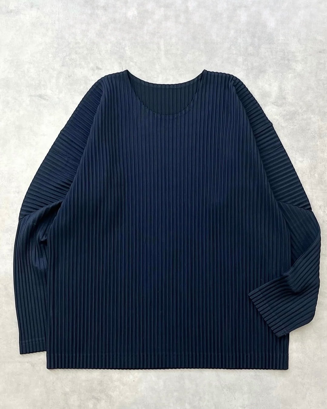 HOMME PLISSE (ISSEY MIYAKE) Pleats L/S Cut-sew
