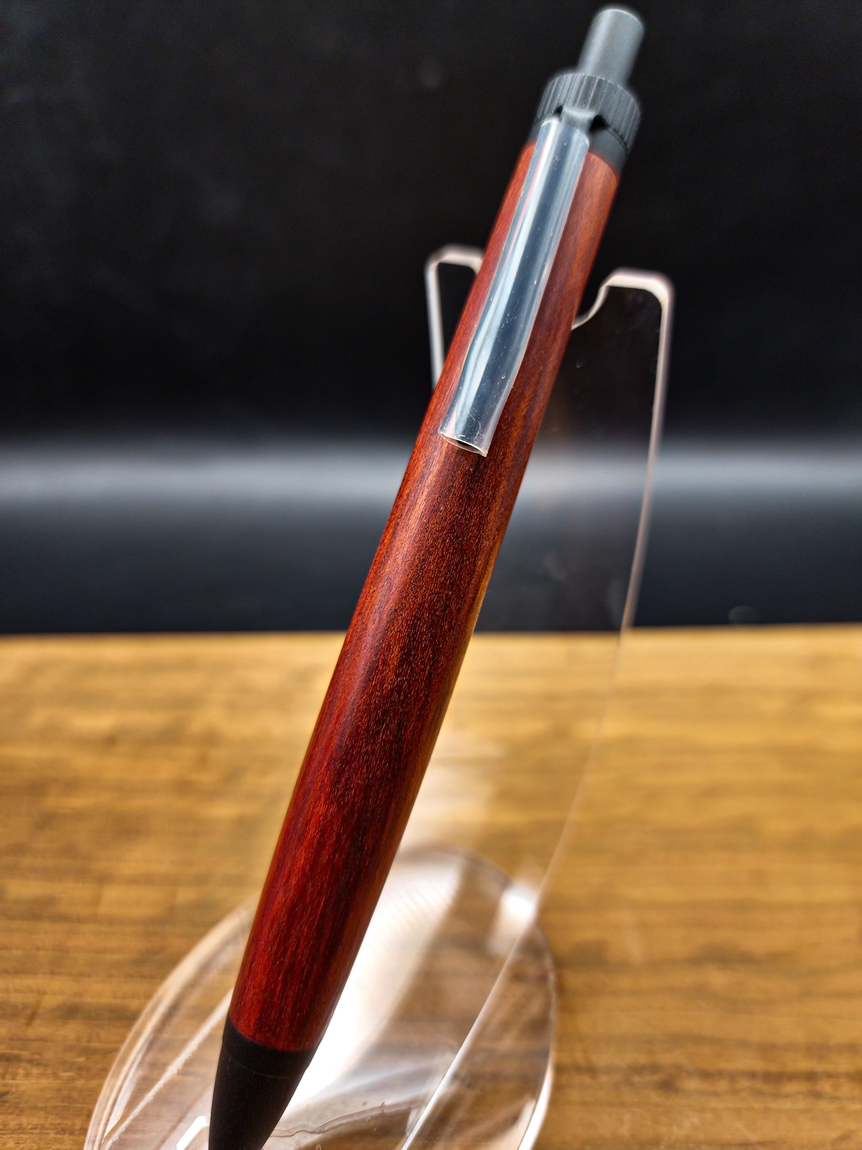 ⑤☆刃物仕上げ(削りっぱなし)☆ 【軸のみ】 黒柿 KATO201/202 | sokoharo