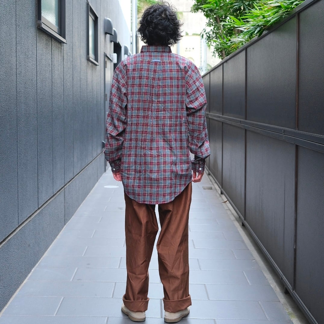 KENNETH FIELD(ケネスフィールド) /ROOMY B.D SHIRTSⅡ-RED-(7) | Signs