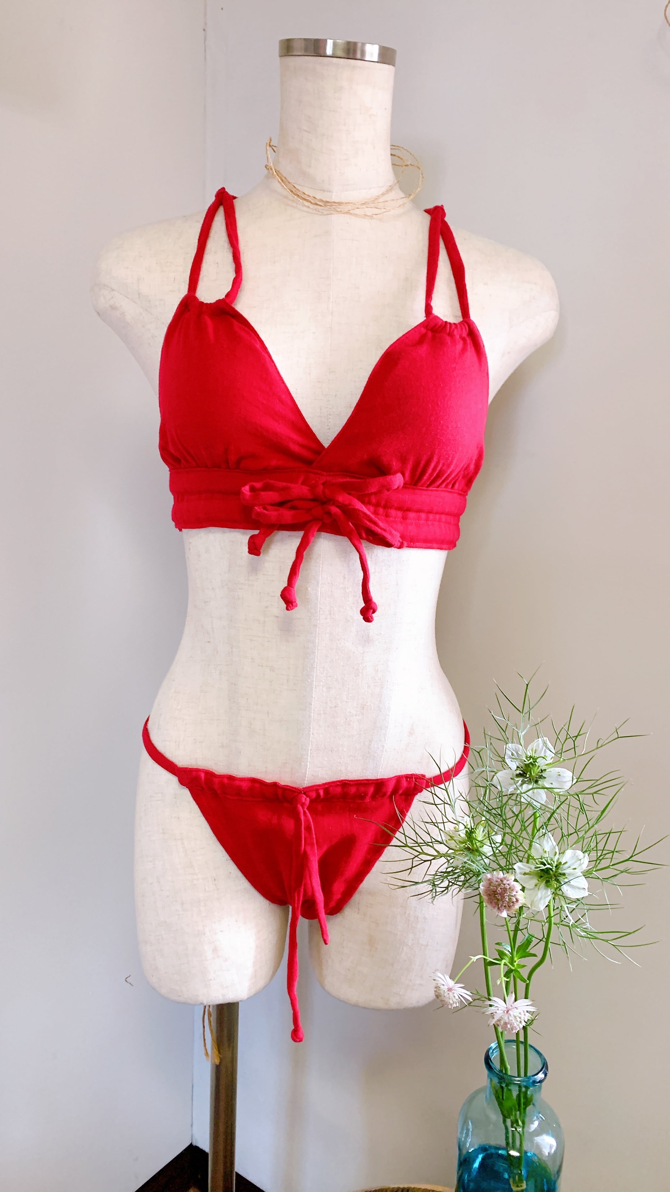 締めつけない下着　“ゆる〜りパンツ“ マゼンタピンク　第8チャクラ