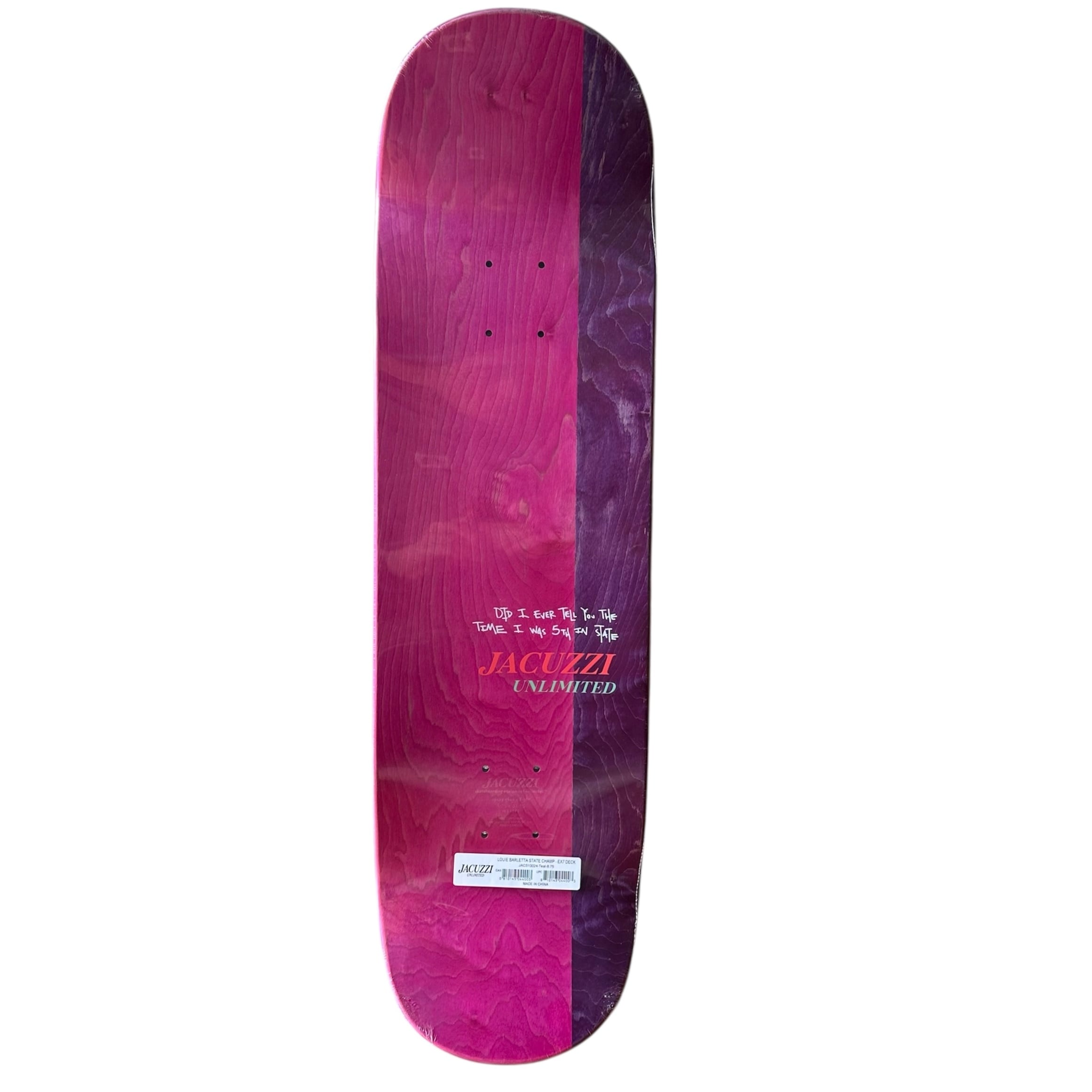 (新品)デッキテープ付きjacuzzi 8.25 louie barletta 新品)デッキテープ付きjacuzzi 8.25 louie barletta