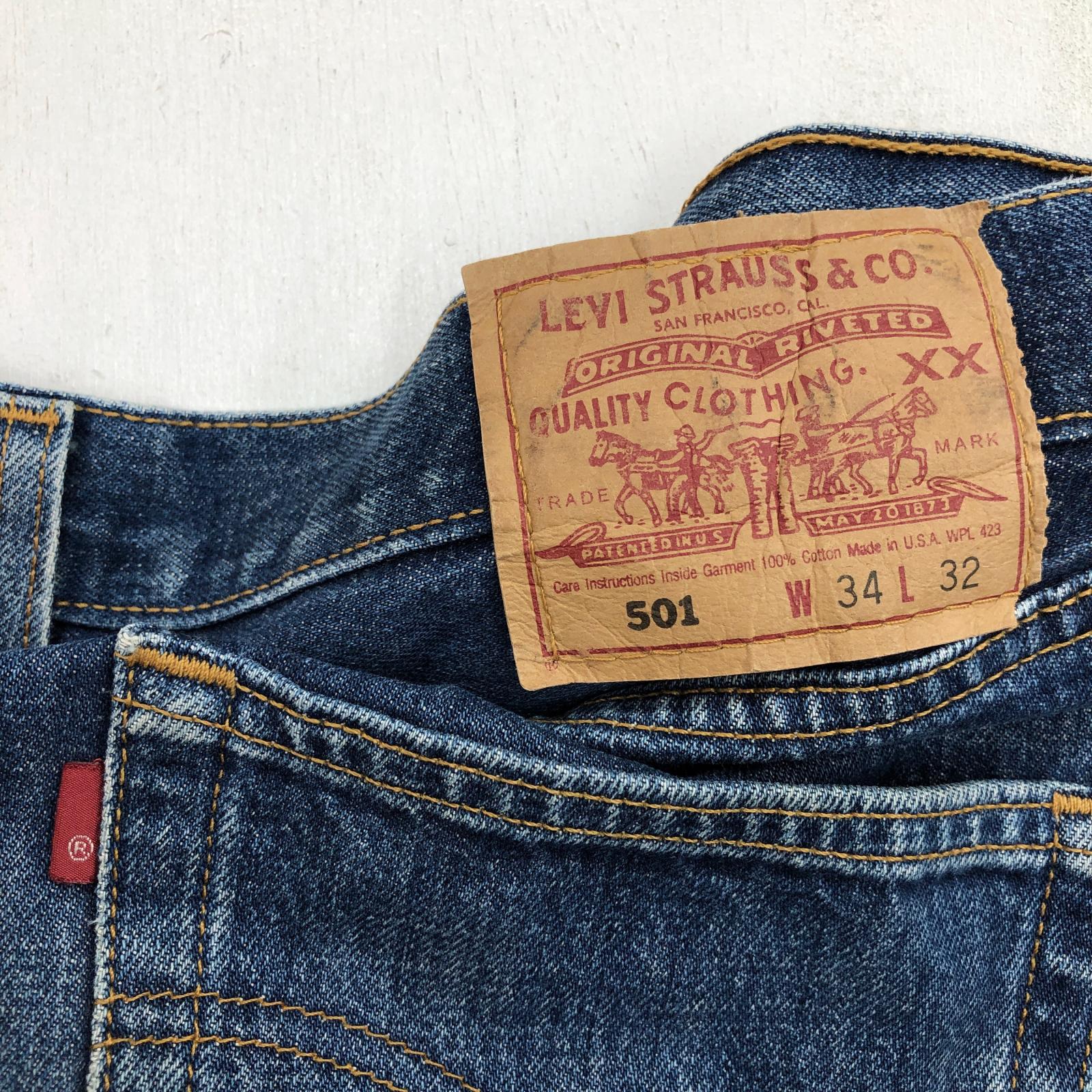 LEVI'S リーバイス 90年代 USA製 501- 0000 ボタン裏 刻印 553 脇割